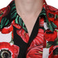 Dolce & Gabbana Multicolor Anemone Button Down Casual Shirt