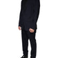 Dolce & Gabbana Dark Blue Formal Tuxedo 2 Piece Suit