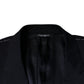 Dolce & Gabbana Dark Blue Formal Tuxedo 2 Piece Suit