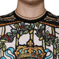 Dolce & Gabbana Multicolor Napoleon Print Cotton T-shirt