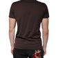 Dolce & Gabbana Brown New Year 2015 Cotton Crew Neck T-shirt