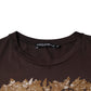 Dolce & Gabbana Brown New Year 2015 Cotton Crew Neck T-shirt