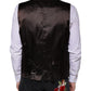 Dolce & Gabbana Black Cotton Waistcoat Dress Formal Vest