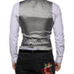 Dolce & Gabbana Light Gray Wool Formal Dress Waistcoat Vest