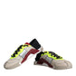 Dolce & Gabbana Multicolor NS1 Low Top Men Sneakers Shoes