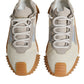 Dolce & Gabbana Beige Lace Up Low Top NS1 Sneakers Shoes