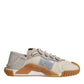 Dolce & Gabbana Beige Lace Up Low Top NS1 Sneakers Shoes