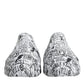 Dolce & Gabbana White Black Graffiti Daymaster Sneakers Shoes