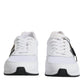 Dolce & Gabbana White Logo Leather Casual Sneakers Shoes