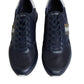 Dolce & Gabbana Blue Logo Leather Casual Men Sneakers Shoes