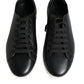 Dolce & Gabbana Black Low Top Men Saint Tropez Sneakers Shoes