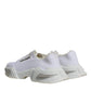 Dolce & Gabbana White Airmaster Low Top Men Sneakers Shoes