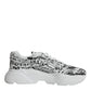 Dolce & Gabbana White Black Graffiti Daymaster Sneakers Shoes