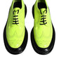 Dolce & Gabbana Neon Green Leather Lace Up Derby Dress Shoes