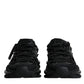 Dolce & Gabbana Black Airmaster Low Top Men Sneakers Shoes