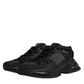 Dolce & Gabbana Black Airmaster Low Top Men Sneakers Shoes