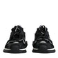 Dolce & Gabbana Black Mesh Sorrento Trekking Sneakers Shoes