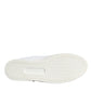 Dolce & Gabbana White Portofino Sacred Heart Sneakers Shoes