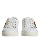 Dolce & Gabbana White Portofino Sacred Heart Sneakers Shoes