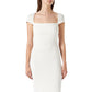 PINKO White Viscose Dress