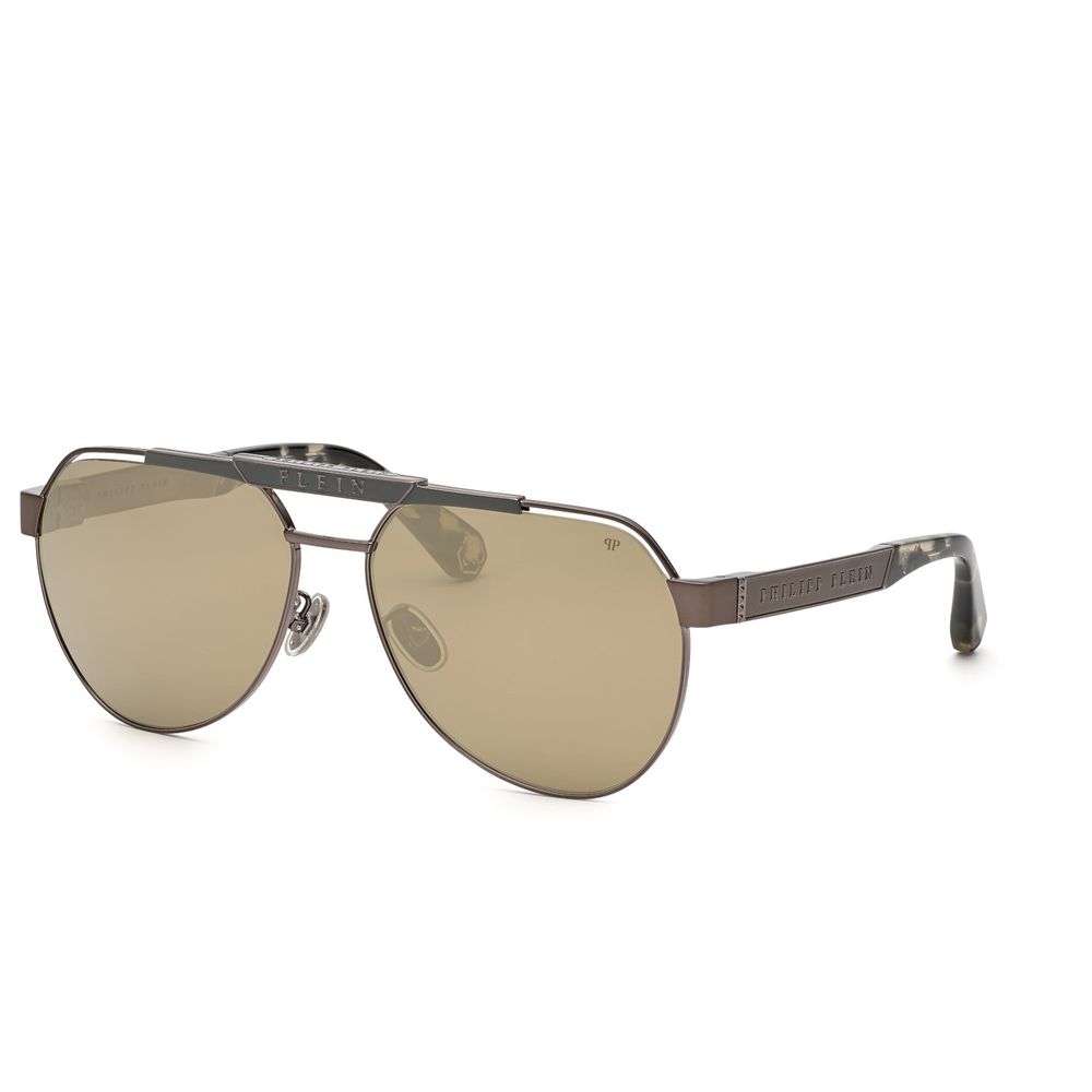 Philipp Plein Gray Acetate Sunglasses