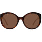 Swarovski Brown Plastic Sunglasses