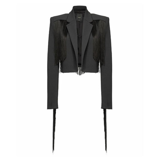 PINKO Black Polyester Suits & Blazer