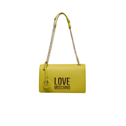 Love Moschino Yellow Polyethylene Crossbody Bag