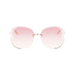 Longchamp Rose Gold Metal Sunglasses