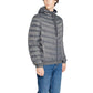 Armani Exchange Gray Polyester Jackets & Coat