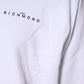 John Richmond White Logo Cotton Hooded Sweatshirt Sweater