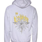 John Richmond White Logo Cotton Hooded Sweatshirt Sweater