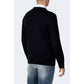Armani Exchange Blue Wool Sportswear
