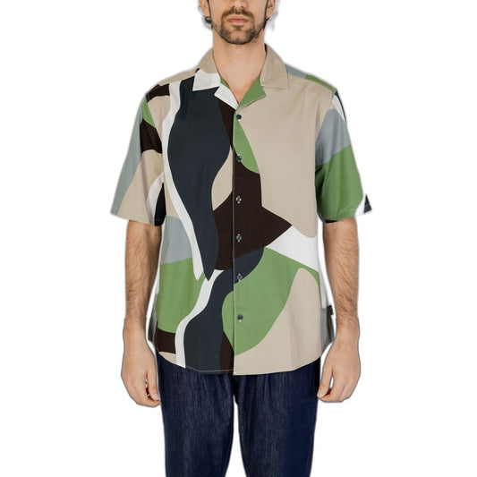 Only & Sons Green Cotton Shortsleeve