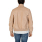 Blauer Beige Leather Jackets & Coat