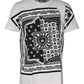 Dolce & Gabbana White Bandana Print Cotton Short Sleeves T-shirt