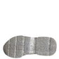 Dolce & Gabbana White Silver Daymaster Low Top Sneakers Shoes