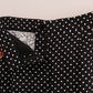 Dolce & Gabbana Elegant Polka Dot Embellished Trousers