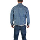 Hugo Boss Light Blue Cotton Jackets & Coat