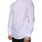Dolce & Gabbana White Cotton Slim Fit MARTINI Dress Shirt