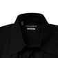 Dolce & Gabbana Black Eye Patch Long Sleeve GOLD Dress Shirt