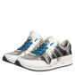 Dolce & Gabbana Multicolor Leather Low Top Sneakers Shoes
