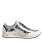 Dolce & Gabbana Multicolor Leather Low Top Sneakers Shoes