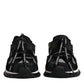 Dolce & Gabbana Black White Logo Sorrento Sneakers Shoes