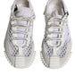 Dolce & Gabbana White Mesh NS1 Low Top Sports Sneaker Shoes
