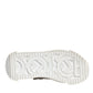 Dolce & Gabbana White Mesh NS1 Low Top Sports Sneaker Shoes