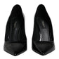 Dolce & Gabbana Black Patent Leather High Heels Pumps Shoes