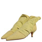Dolce & Gabbana Green Sock Style Heels Ankle Boots Shoes