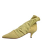 Dolce & Gabbana Green Sock Style Heels Ankle Boots Shoes