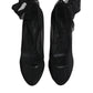 Dolce & Gabbana Black Nylon Mesh Sock Style Boots Shoes